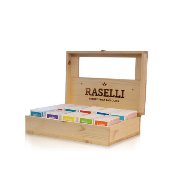 Raselli Erboristeria biologica - Confezione regalo in legno
